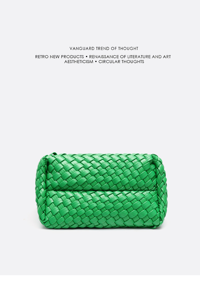 Ein Nischendesign gewebter Handtaschenkorb, modische trendige Umhängetasche mit einer Schulter, Sommer neue vielseitige Mutter und_voghion.com