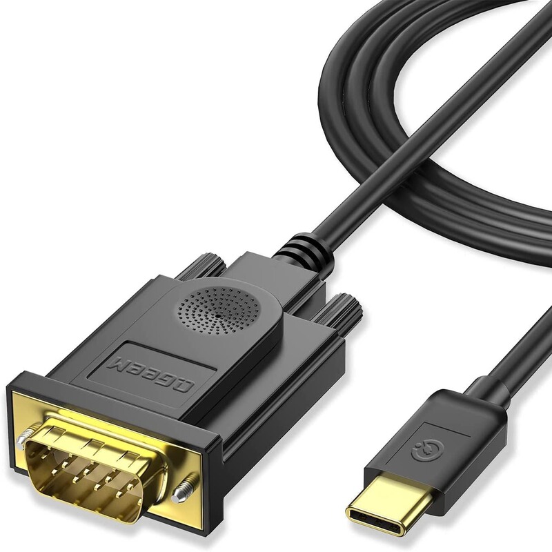 Type-C to Vga Adapter Cable Hd Video Cable 1080P 60Hz Same Screen Adapter Cable USB C to Vga
