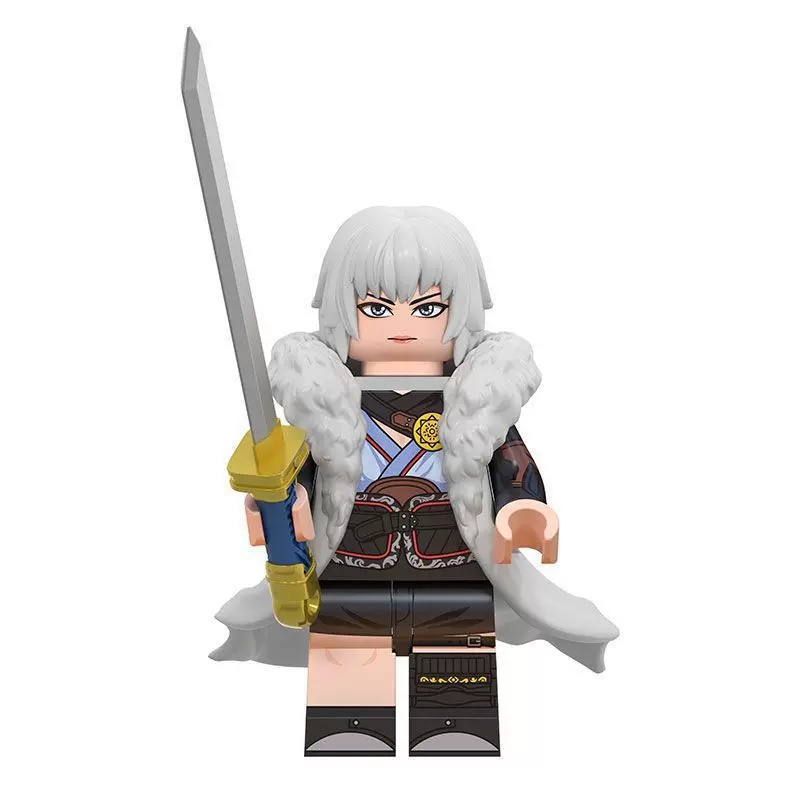 兼容乐高人仔灵笼积木新品白月魁马克兽化形态限量版拼装玩具模型