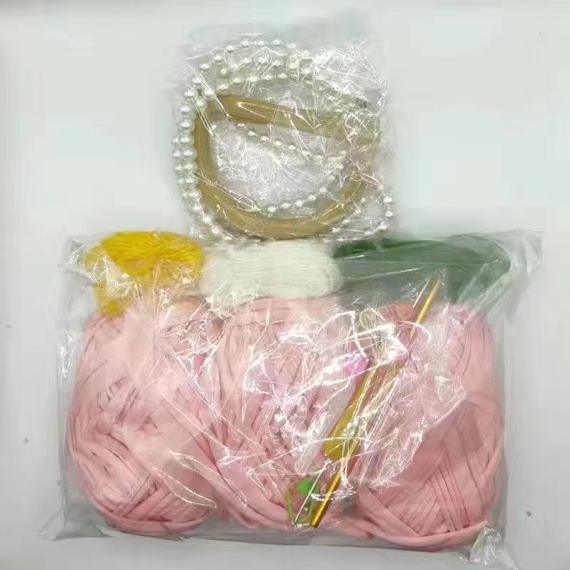 Material rosa de carne envuelta en conchas de Gardenia