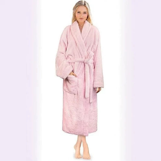 2026 Cross-Border Amazon Premium Women's Plush Soft Robe, Fluffy Warm Wool Lamb Wool Bathrobe 2026 Cross-Border Amazon Premium Women's Plush Soft Robe, Fluffy Warm Wool Lamb Wool Bathrobe