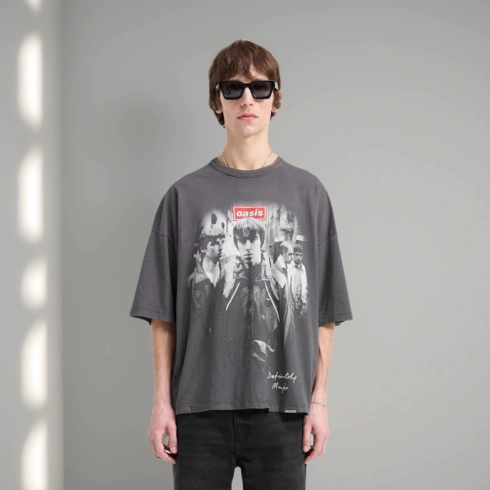 REPRESENT REP American Tide Совместное название Oasis Band Ограниченная свободная летняя футболка с короткими рукавами