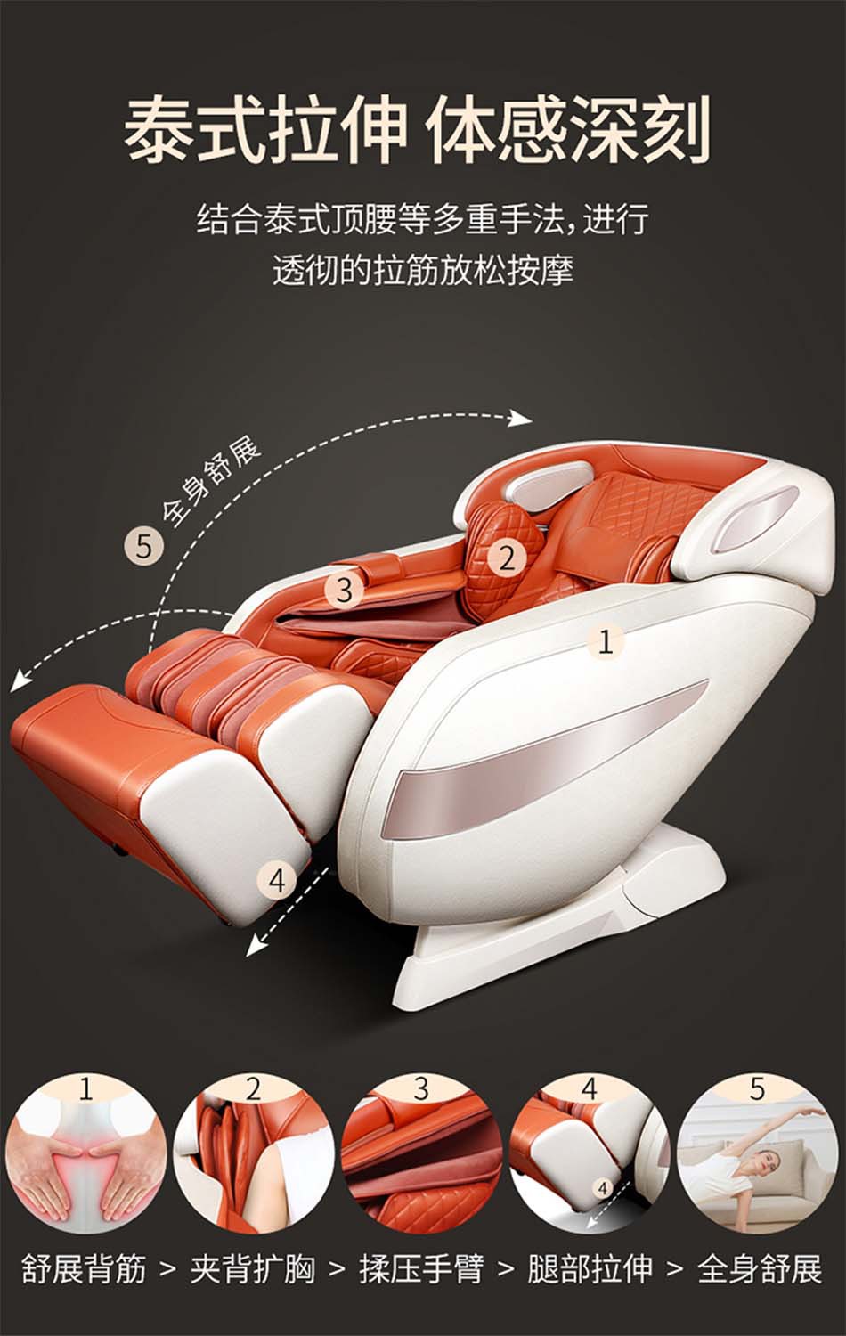 家用全身太空电动按摩椅自动老年休闲太空舱豪华智能零重力按摩椅