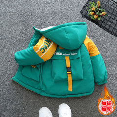 Boys' Winter Stylish Fleece Jacket 2023 New Medium and Large Children Thick Winter Coat Girl Style Windbreaker Fashion