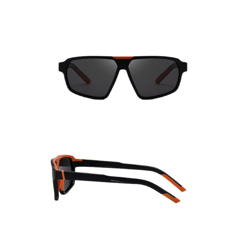 Venta caliente transfronteriza nuevas gafas de sol polarizadas S12109 inyección de dos colores TR gafas de sol de montura grande gafas de sol de conducción al aire libre