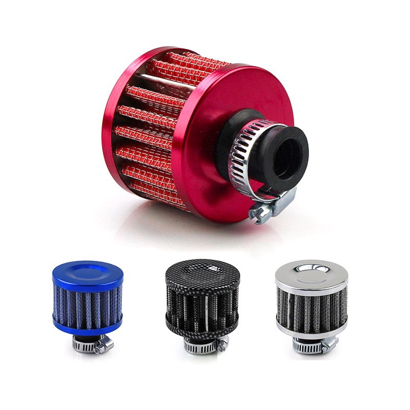Cross-Border Hot-Selling Car Air Filter 12mm Small Mushroom Head Universal High-Efficiency Air Filter for Car Modification