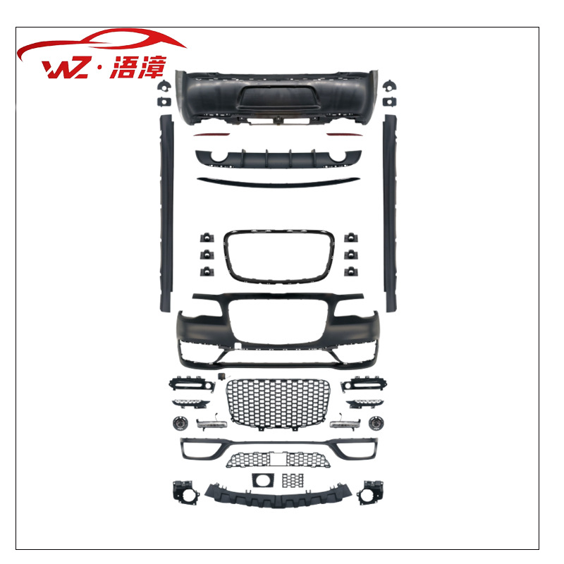 For CHRYS Chrysler 12-24 300C Old to New 300S Full Body Kit Front Rear Bumper