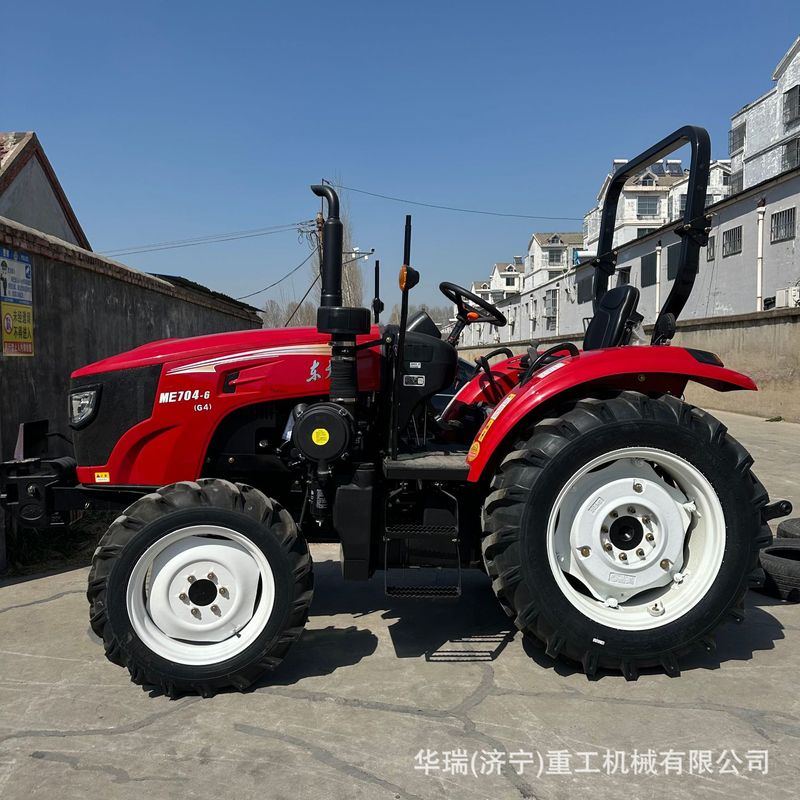 跨境东方红704-6 拖拉机 YTO四驱 农用拖拉机翻转犁小四轮雷沃|undefined