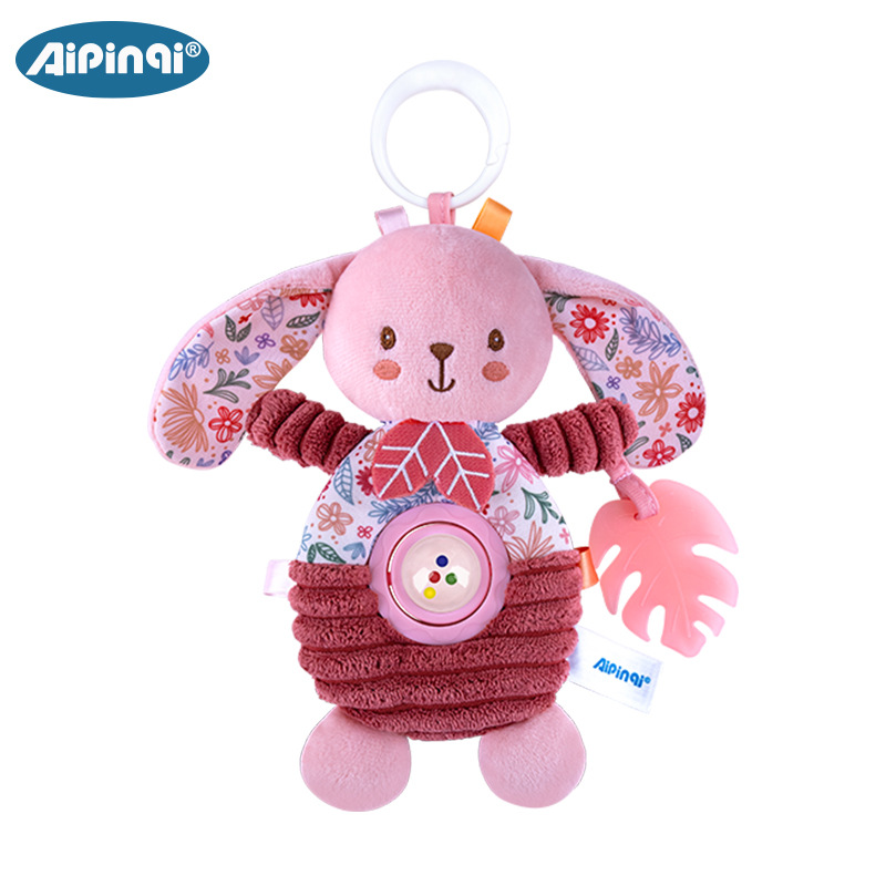 Aipinqi nuevo coche colgante juguete bebé rosa bebé cama colgante de coche de felpa de coche de dibujos animados al por mayor en stock
