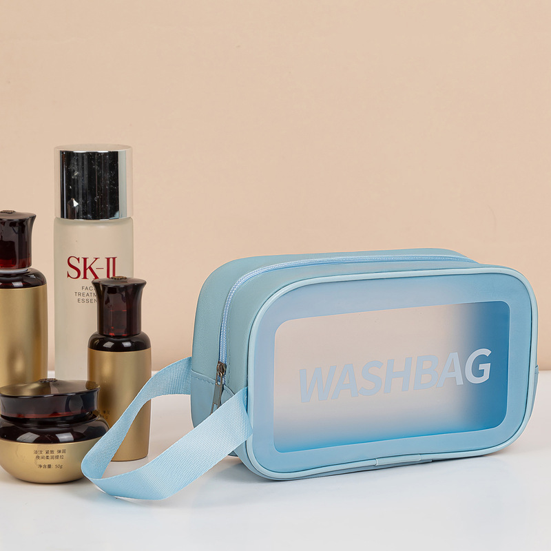 新しい便利な乾湿分離女性用化粧品バッグ防水トイレタリーバッグ大容量旅行水泳トイレタリー収納袋|undefined