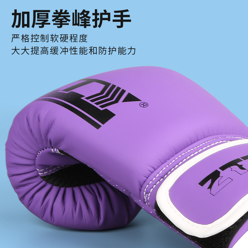 Guantes de boxeo de microfibra para niños directos de fábrica Sanda Muay Thai entrenamiento de combate guantes de boxeo