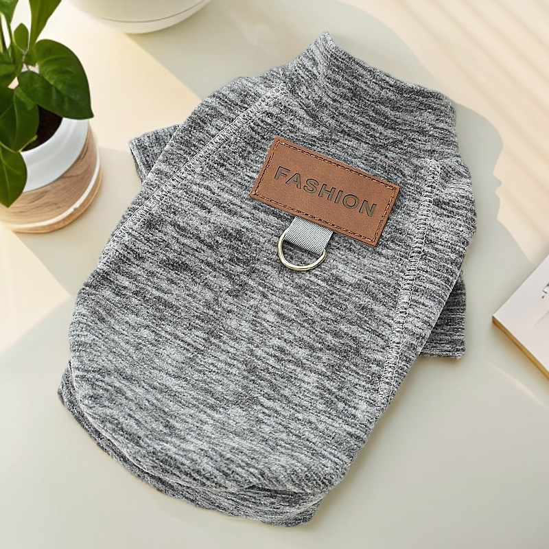 Otoño y invierno de Año Nuevo mascotas perros y gatos grandes ropa de pelusa camiseta de fondo de tracción Teddy Bear artículos de perro