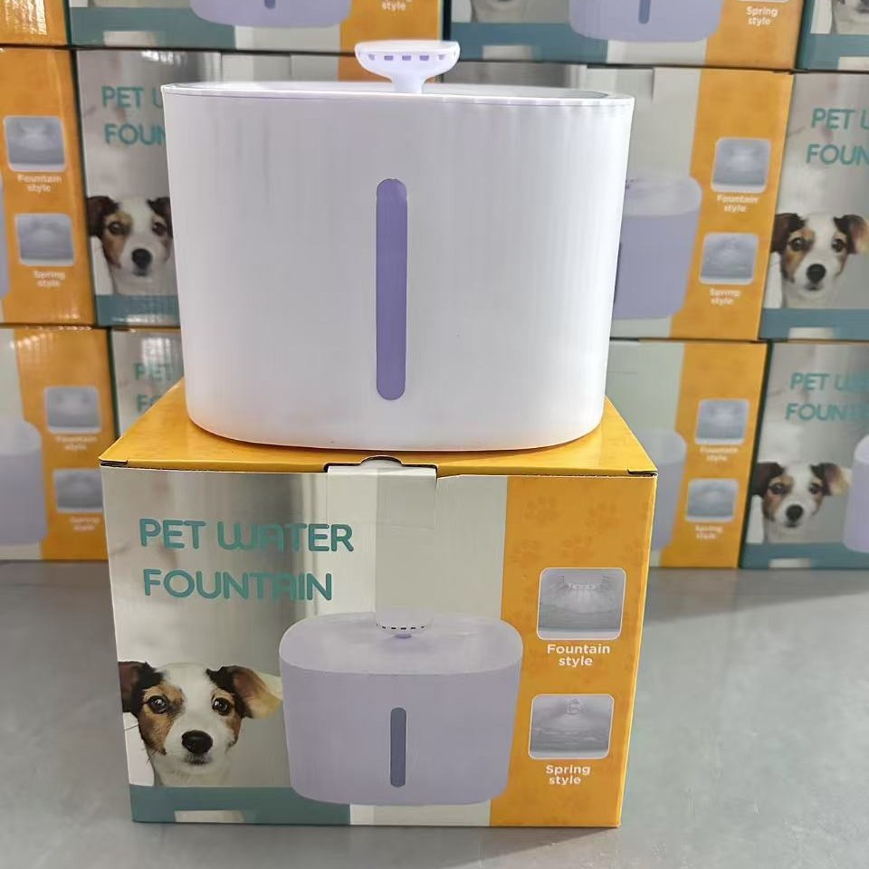 Nuevo dispensador de agua para gatos transfronterizo, ciclo automático, dispensador de agua silencioso, boca no húmeda, lavabo para perros, suministros para mascotas