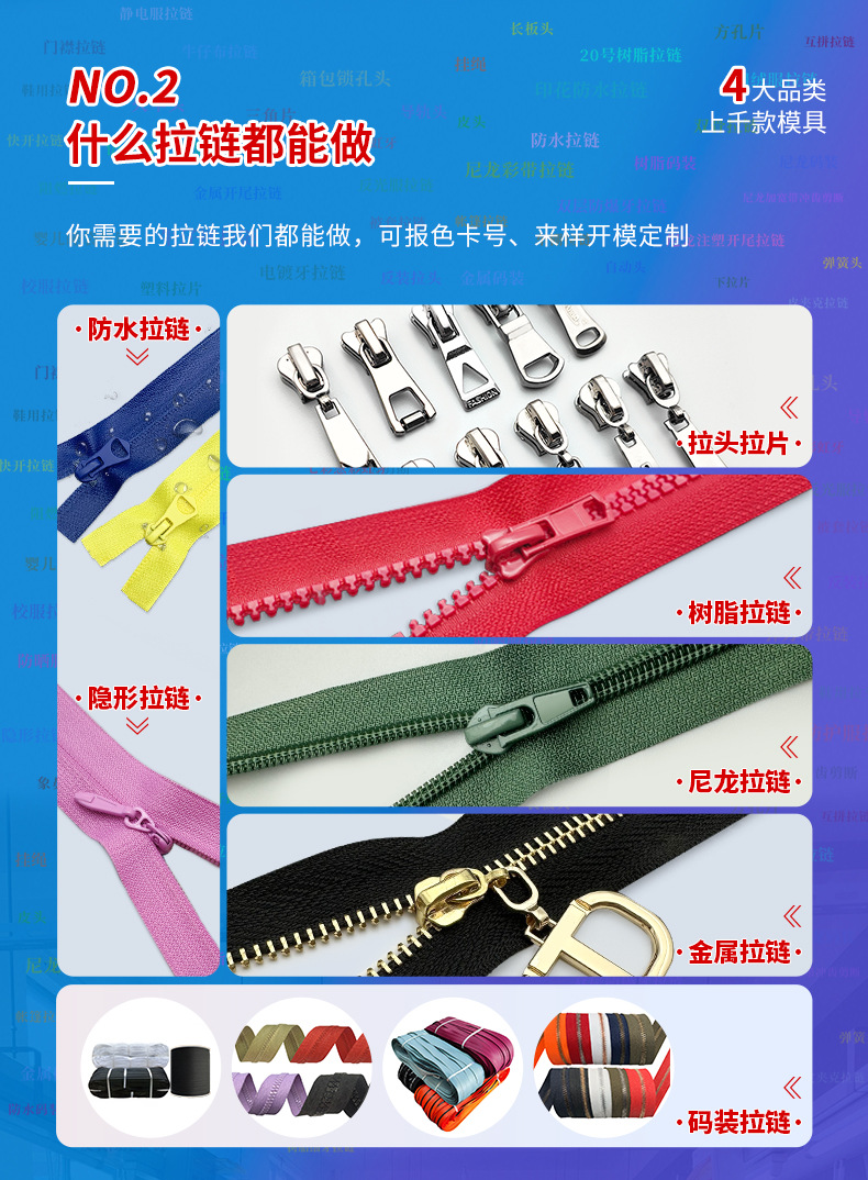 拉链厂家,领航拉链,领英拉链,拉链批发