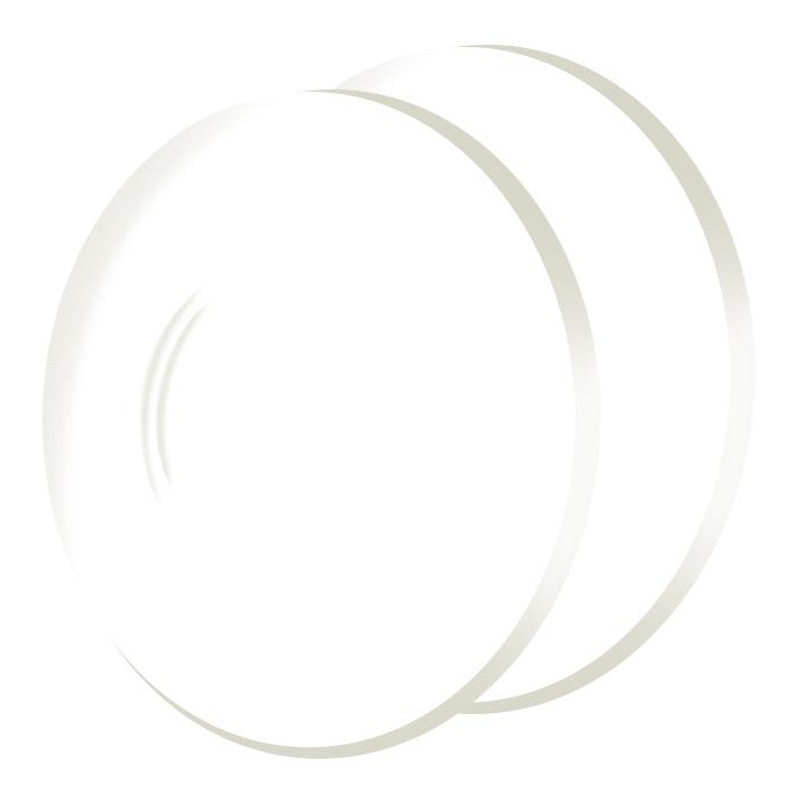 Resina endurecida HD gafas anti-luz azul asférico de alta permeabilidad lentes de película verde claro sin tarifa de procesamiento