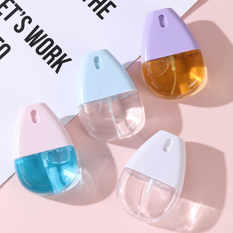 Mini botella de pulverización nanométrica fina perfumes desinfectantes portátiles para niños tarjetas pequeñas de 25ml botella de pulverización de alcohol