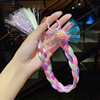 Wig for princess, elastic hair rope with bow, hairgrip, children's cartoon hairpins, cute hair accessory, Korean style