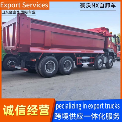 90% new HOWO heavy-duty dump truck, HOWO large pump direct injection, 375 horsepower, 10-wheel 6×4 engineering dump truck (Yük maşınları)