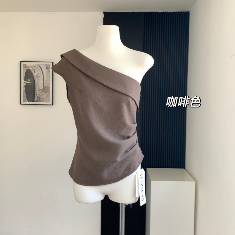 シドニーホリデー超快適なオフショルダースリムウエストトップTシャツ|undefined