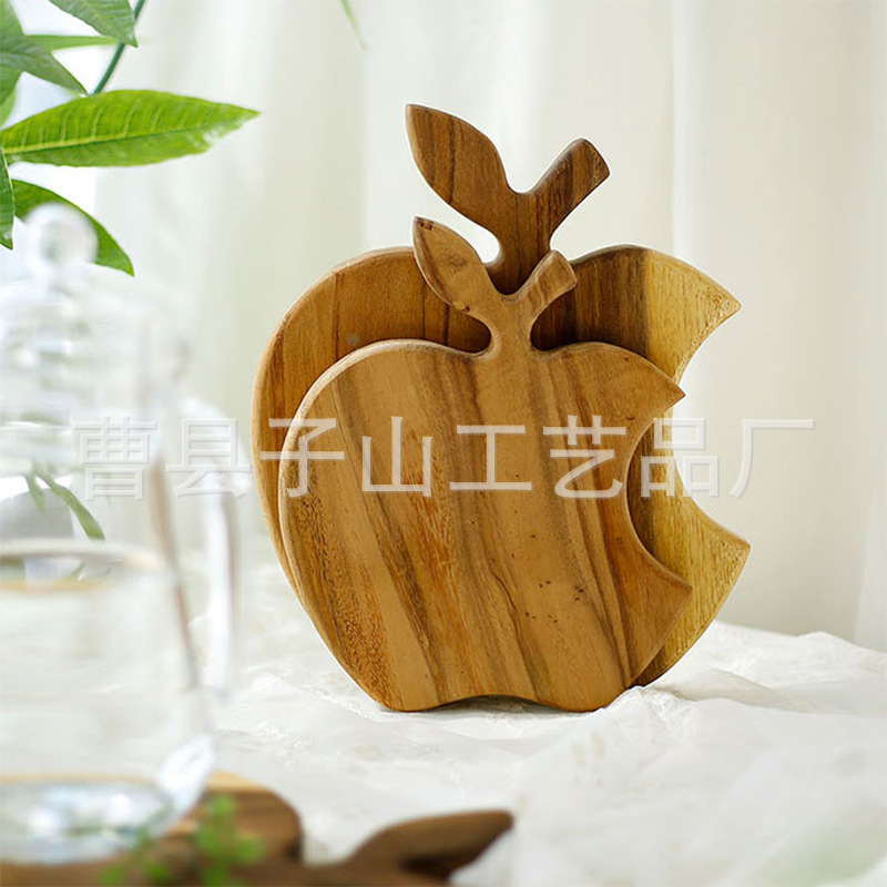 tablero de corte de madera de forma especial tablero de corte de vegetales de clasificación multifuncional tablero de mesa bandeja de adornos de mesa tablero de alimentos suplementarios de frutas y verduras domésticas