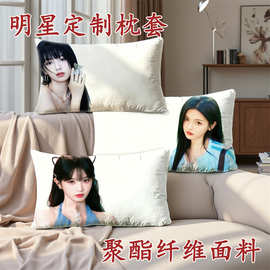 双面印女明星枕套单只A类定制印花枕头套48*74cm学生宿舍家用周边