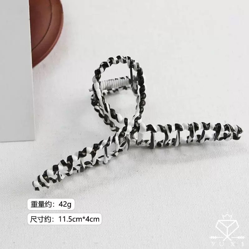 Estilo coreano horquilla de metal Cabeza trasera tiburón pelo clip de pelo ins clip de pelo femenino temperamento elegante clip fijo image 108