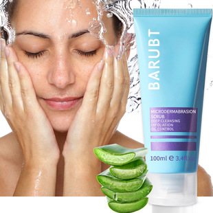 Cross-Border Exclusive Barubt Rejuvenating Microdermabrasion Scrub Tightens Pores and Brightens Skin Without Irritation