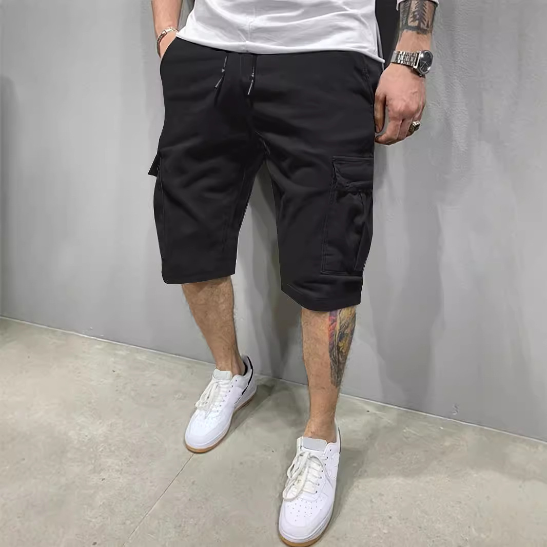 2024 foreign trade cross-border new summer ebay fashion plus size men's tooling pants tooling shorts manufacturers
