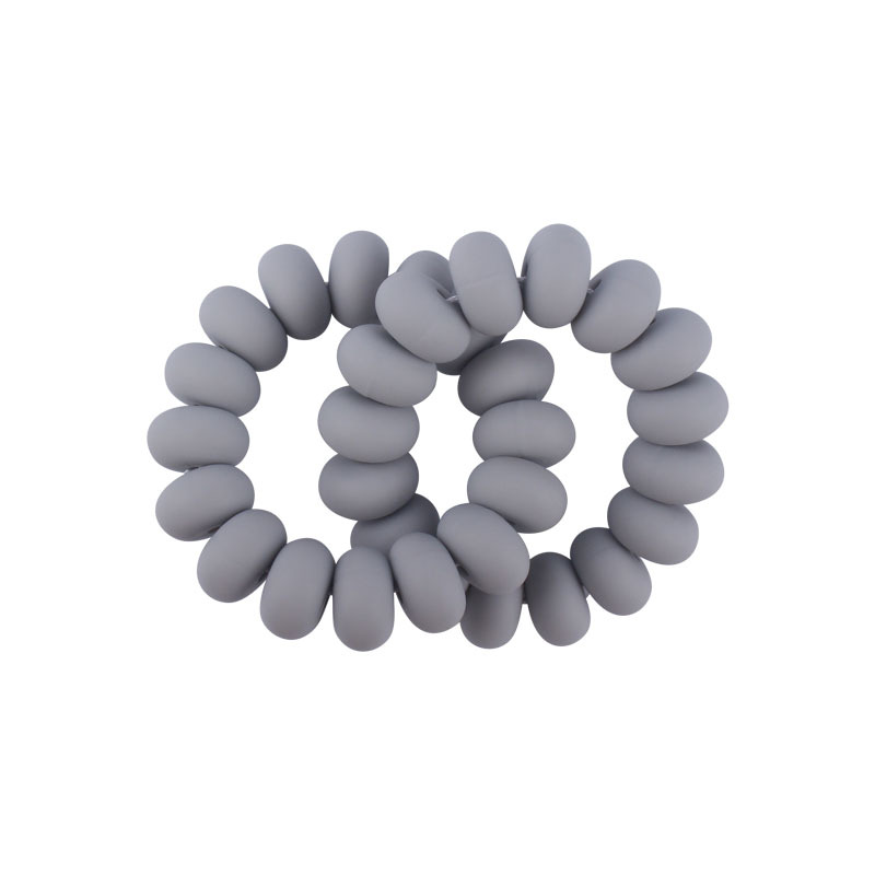 Bebé suministros pulsera mordedor juguete calmante bebé creativo cuentas de silicona mordedura pegamento molar sonajero juguete