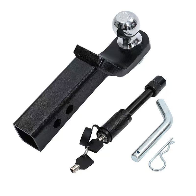 Cross-Border Ball Head Hitch Pin 2inch Trailer Arm with Pin Lock Trailer Hook Towing Hook Off-Road Vehicle Modification Parts
