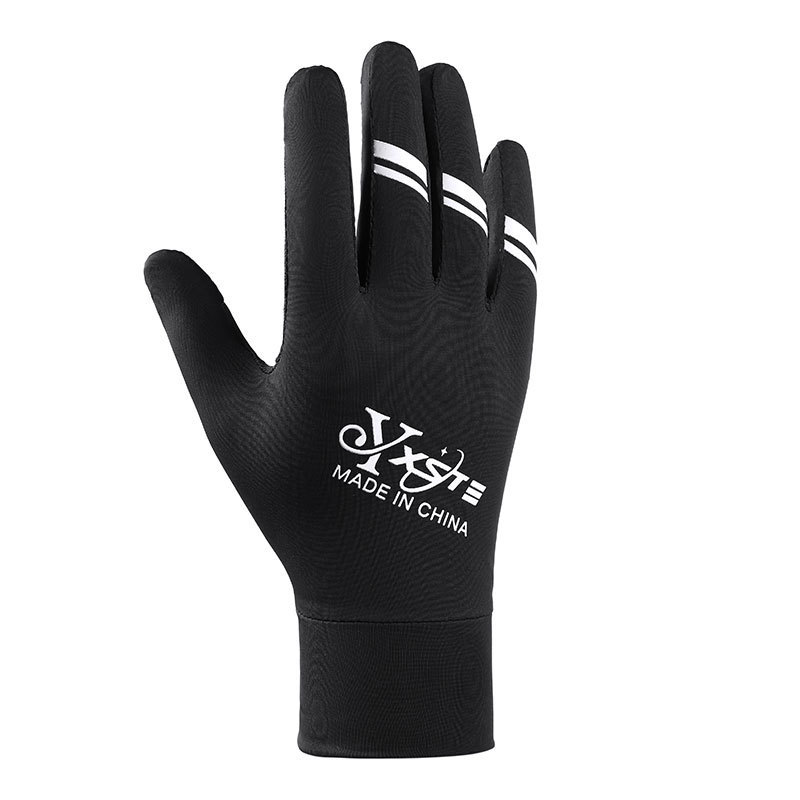 Guantes de seda de hielo para hombres, protector solar fino de verano, pantalla táctil para exteriores, cubierta abatible, antideslizante, transpirable, conducción, guantes de malla