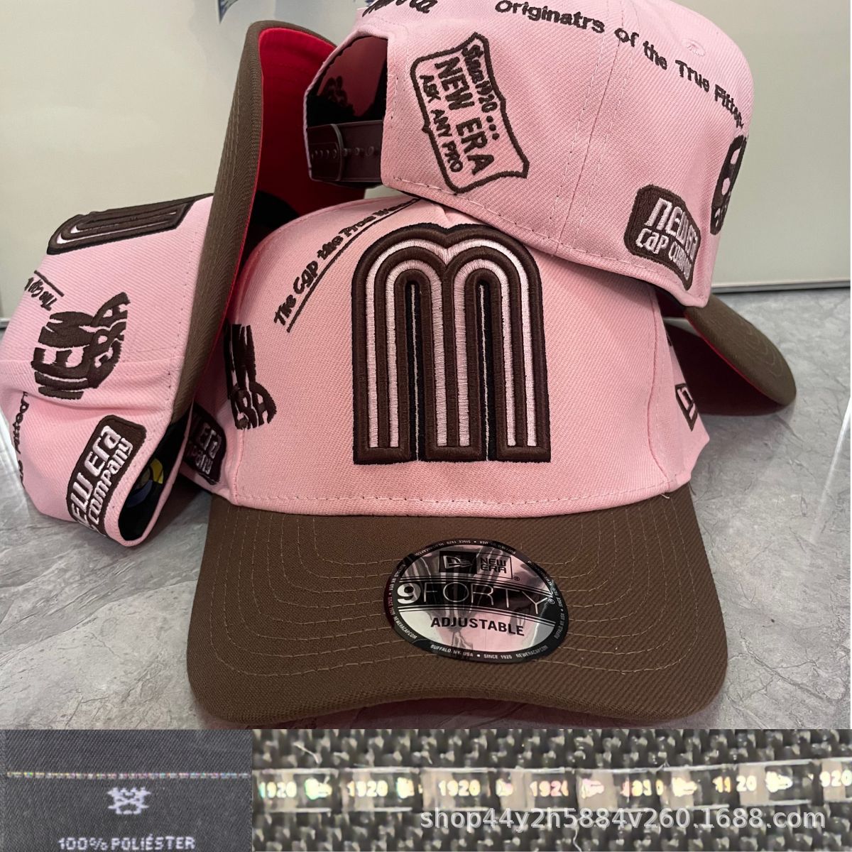 Comercio exterior transfronterizo AA Copa Mundial de béisbol Sombreros deportivos del equipo nacional mexicano Sombreros Hip Hop Sombreros bordados con letras M