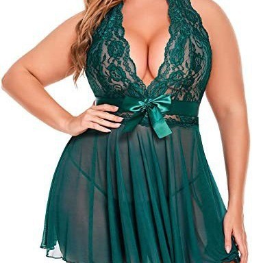 Nuovi prodotti, biancheria intima erotica, set di tentazione per camicia da notte in pizzo con reggicalze sexy in prospettiva, taglie forti europee e americane_voghion.com