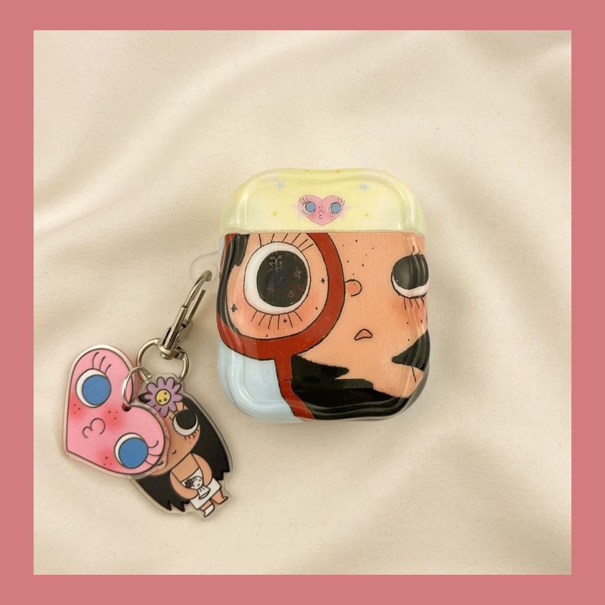 Lopa encantadora Xiaoyu para AirPod Pro3 cubierta de Bluetooth Apple AirPods 4 generación de auriculares 5