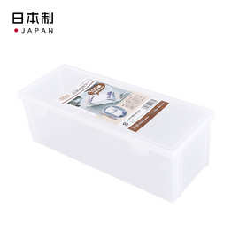 sanada日本进口收纳盒带盖筷子盒厨房餐具整理盒刀叉餐具防尘盒