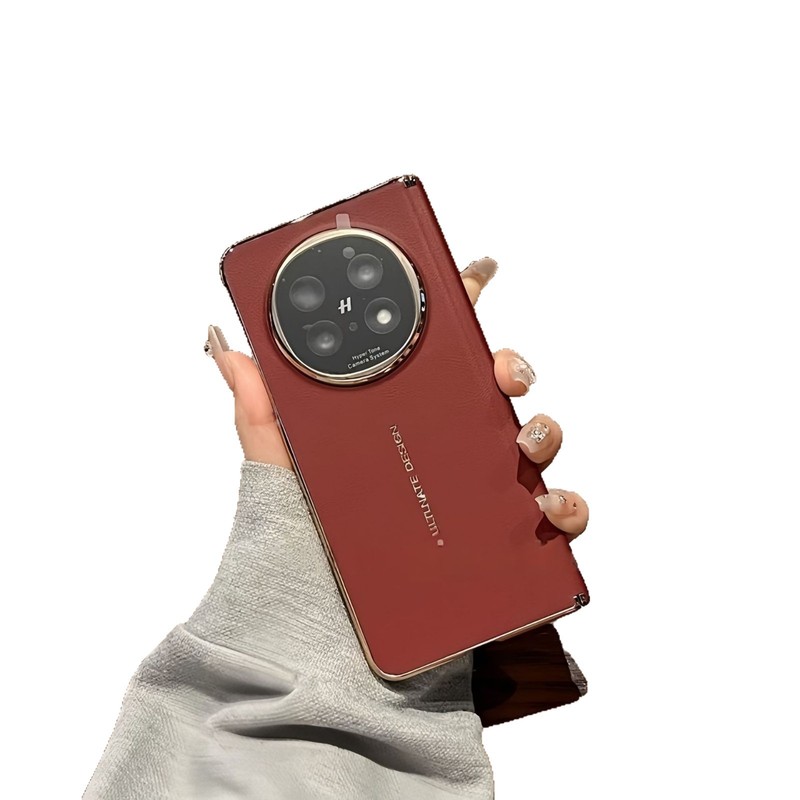 oppofindn5 携帯電話ケースに適した新しい中心軸保護 N5 プレーンレザー電気メッキレンズオールインクルーシブヒンジ落下防止ケース|undefined