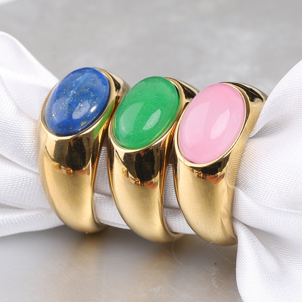 Rings Classification Wholesale Jewelry IG Style Simple Style Geometric Titanium Steel Rings