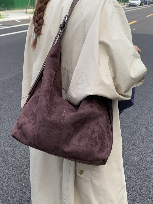ins小众质感文艺女包2025秋冬新韩版大容量腋下包通勤休闲托特包|undefined