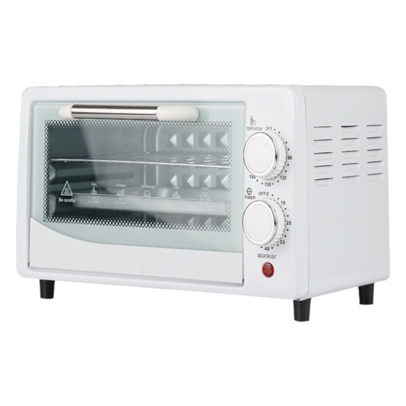 Distribución horno de exportación hogar 12 litros pequeño horno de cocción horno eléctrico de comercio exterior horno de cocción estándar europeo estándar americano