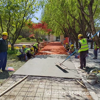 砾石艺术地面砾石聚合物砾石仿石混凝土洗砂地坪施工厂家