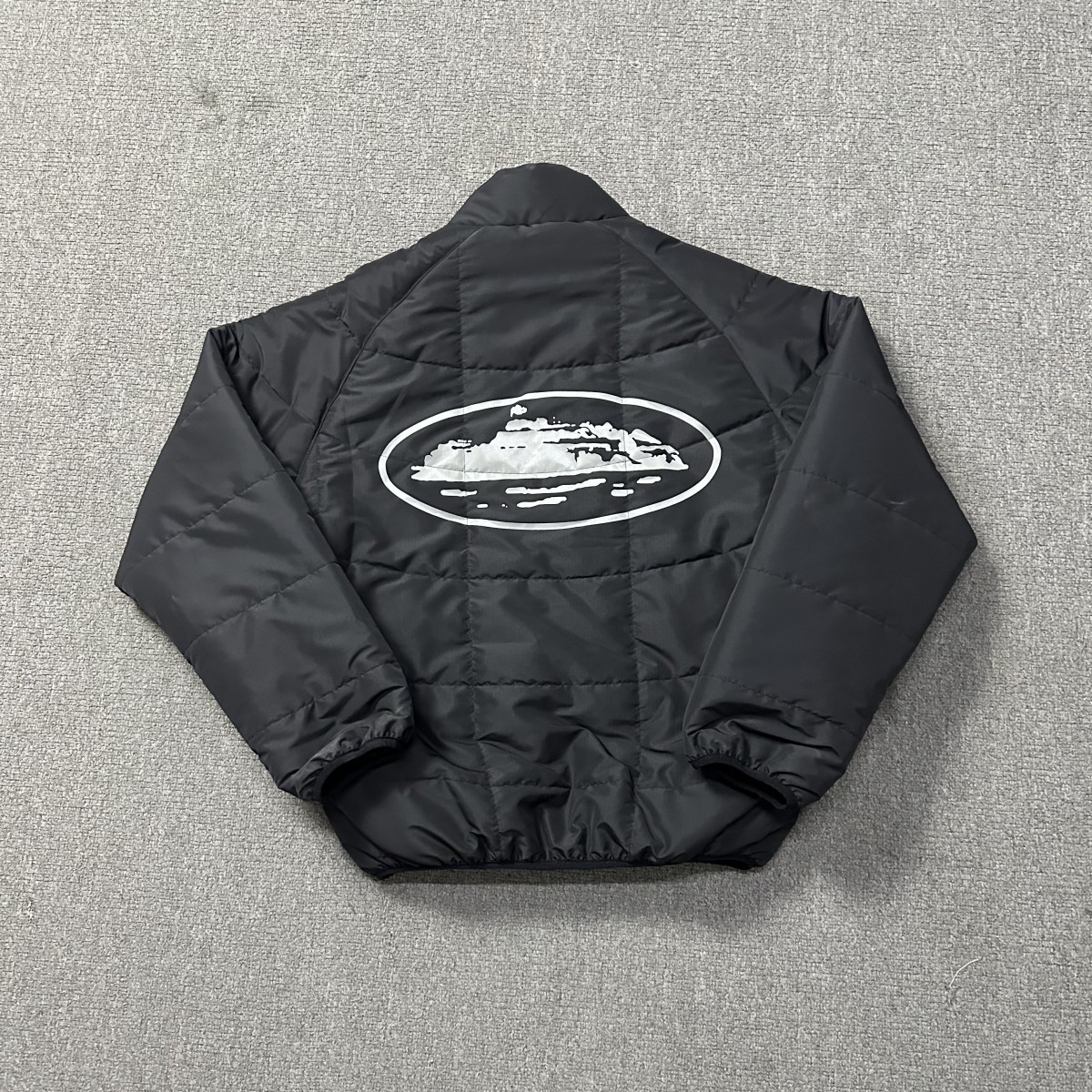 Black Alcatraz Cotton Jacket