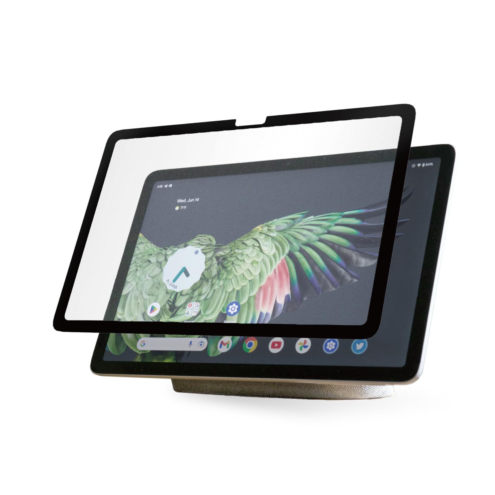 适用Google Pixel Tablet保护膜可拆卸纳米吸附类纸膜绘画防蓝光