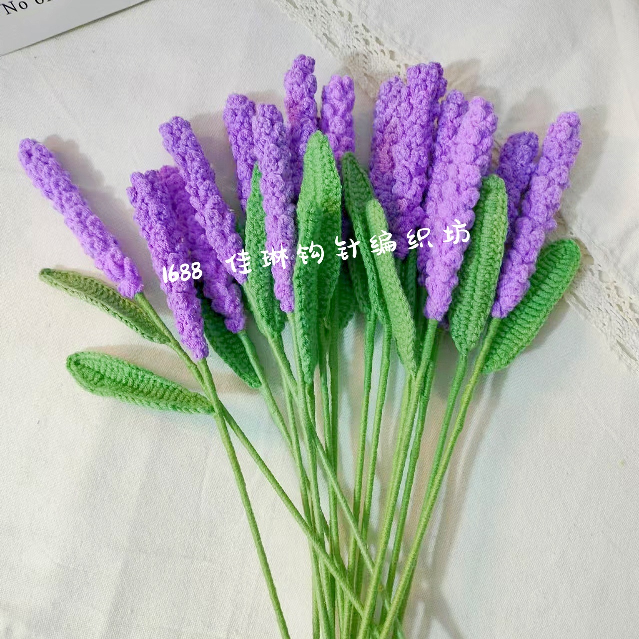 Productos acabados de lana tejida a mano flor de punto de hippopotamus imitación flor inmortal flor creativa ganchillo decoración ornamentos florales