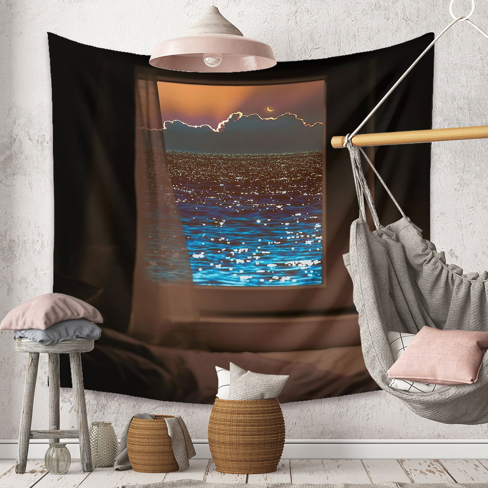 Tapestry Bohemian Tapestry Room Decoration Decorative Cloth Background Cloth Hanging Cloth Tapestry display picture 61