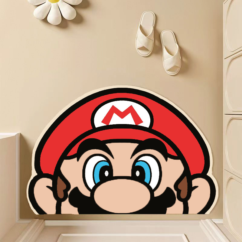 Cartoon Mario Floor Mats, Entrance Door Mats, Entrance Mats, Bathroom Shower Room Door Absorbent Quick-Drying Foot Mats Can Be Shipped on Behalf of Others Cartoon Mario Floor Mats, Entrance Door Mats, Entrance Mats, Bathroom Shower Room Door Absorbent Quick-Drying Foot Mats Can Be Shipped on Behalf of Others