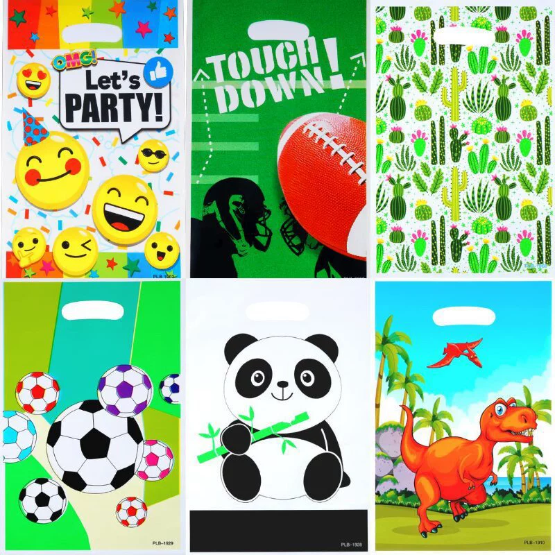 Amazon Cross-Border Горячая перламутровая Подарочная сумка Новый день рождения Пластиковая задняя Подарочная сумка Мультяшная сумка Прямая Продажа с фабрики