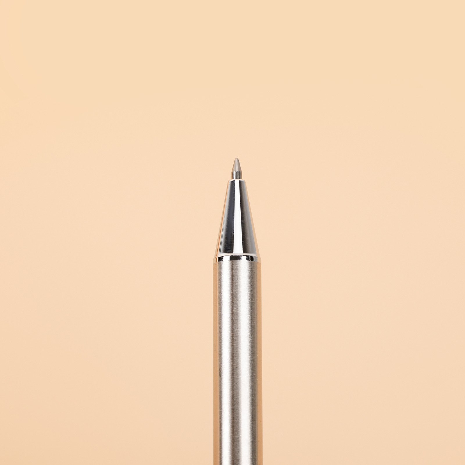 Fábrica al por mayor de metal pluma de gel de acero inoxidable barra de acero completo negocio publicidad pluma de alta gama pluma de regalo pluma firma DE PRENSA