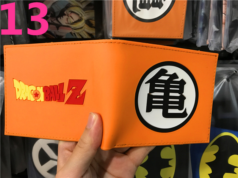 Anime Dragon Ball periférico dinero corto wukong Wu palabra estudiantes masculinos y femeninos corto monedero titular de la tarjeta en stock