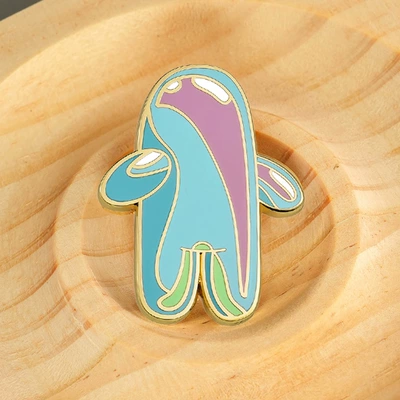 Anime Spongebob Squarepants Merchandise Enamel Badge Cute Cartoon Gradient Color Pin Accessory (Yaxa sancaqları) - ja5022511