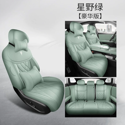 Car Seat Cover Four Seasons Modelə uyğun (Original) oturacaq örtükləri - hoshino-green-deluxe-edition-dark-blue-s07-special-five-seater-full-surround